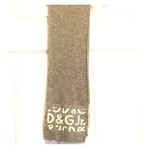 Dolce & Gabbana Juniors Unisex Kids Grey Scarf
